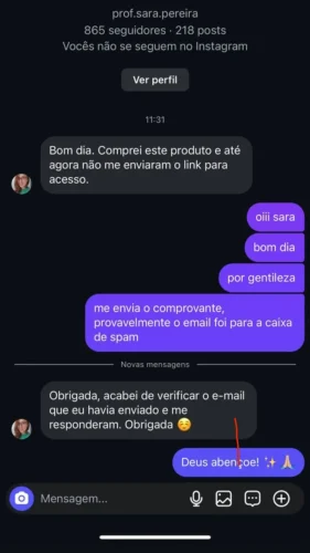 avaliação cliente