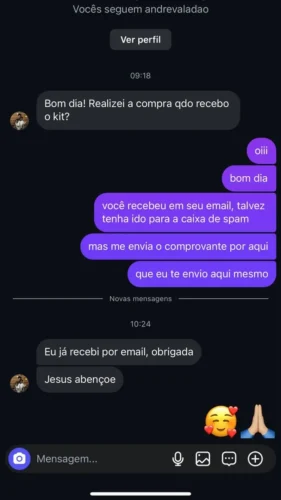 avaliação cliente